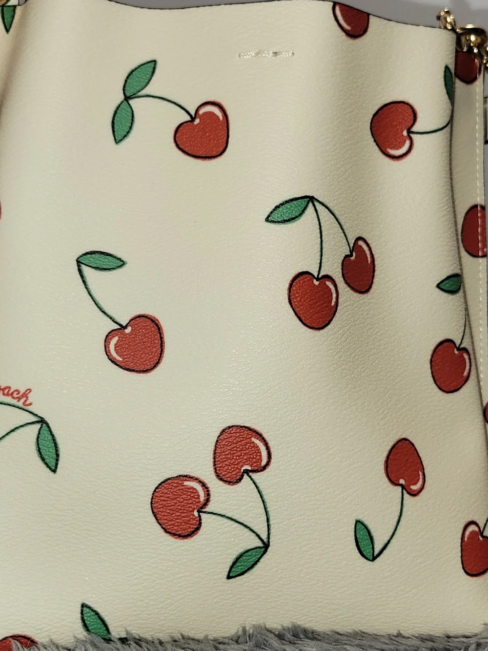 Coach cherry print